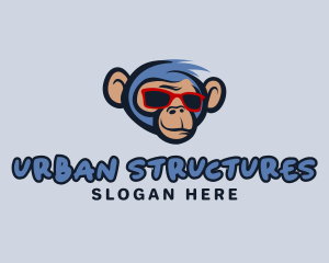 Cool Ape Sunglasses logo design