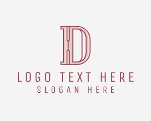 Elegant Modern Letter D  logo design