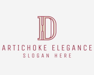 Elegant Modern Letter D  logo design