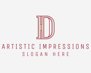 Elegant Modern Letter D  logo design