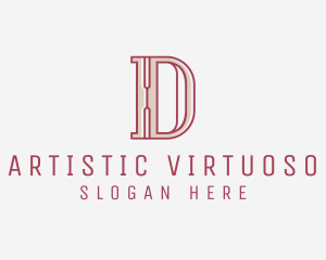 Elegant Modern Letter D  logo design