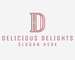 Elegant Modern Letter D  logo design