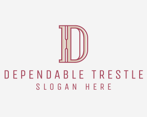 Elegant Modern Letter D  logo design