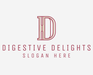 Elegant Modern Letter D  logo design