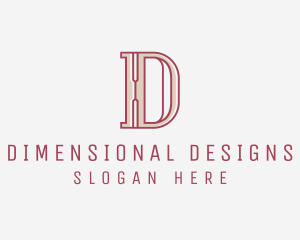 Elegant Modern Letter D  logo design