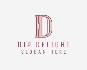 Elegant Modern Letter D  logo design