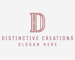 Elegant Modern Letter D  logo design