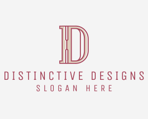 Elegant Modern Letter D  logo design