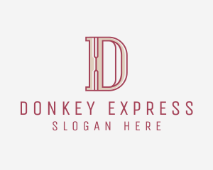 Elegant Modern Letter D  logo design