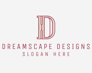 Elegant Modern Letter D  logo design