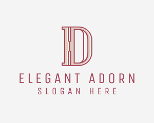 Elegant Modern Letter D  logo design