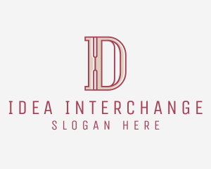 Elegant Modern Letter D  logo design