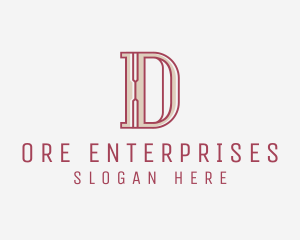 Elegant Modern Letter D  logo design