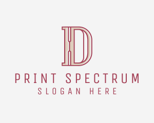 Elegant Modern Letter D  logo design