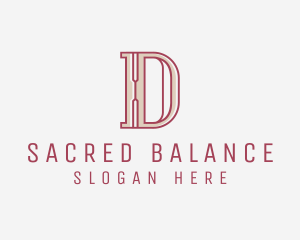 Elegant Modern Letter D  logo design