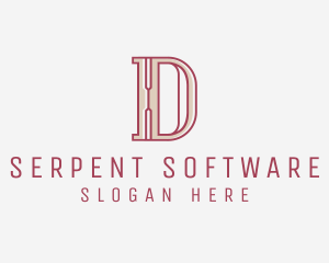 Elegant Modern Letter D  logo design