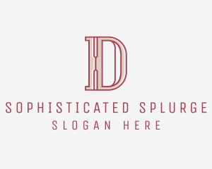 Elegant Modern Letter D  logo design