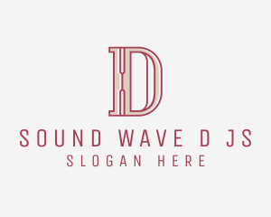 Elegant Modern Letter D  logo design