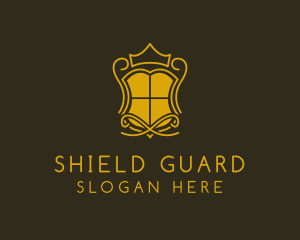 Shield Crown Crest  logo design