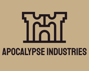 Industrial Arch Building  logo design