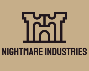 Industrial Arch Building  logo design