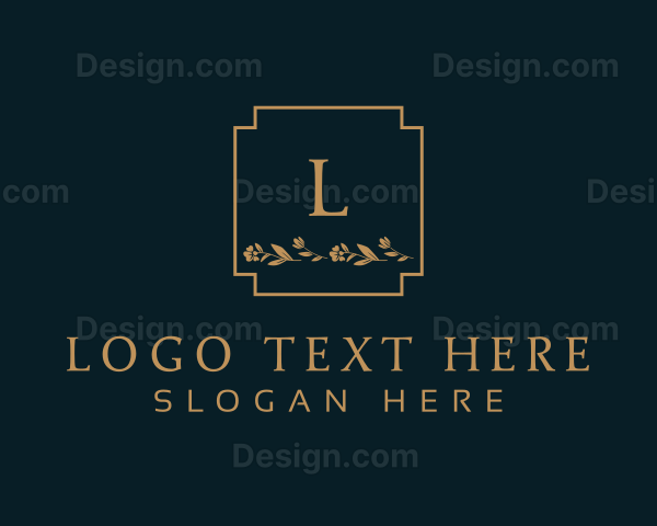 Elegant Luxury Floral Logo