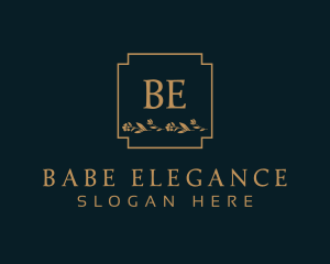 Elegant Luxury Floral logo design