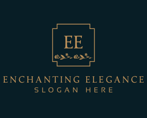 Elegant Luxury Floral logo design