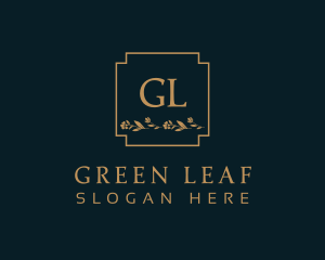 Elegant Luxury Floral logo design