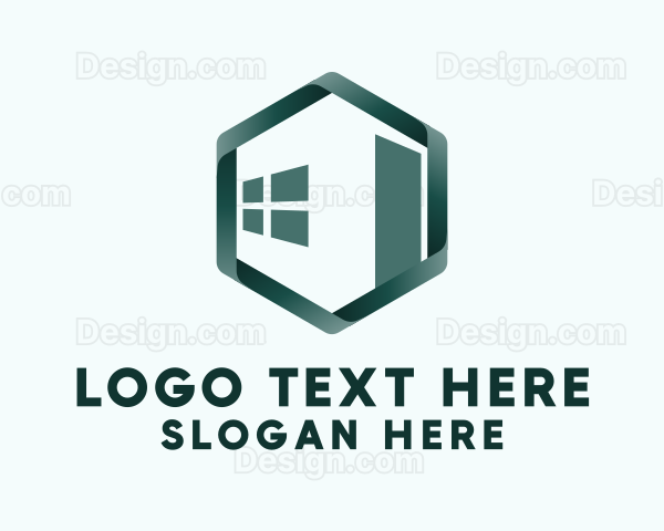 Hexagon House Badge Logo