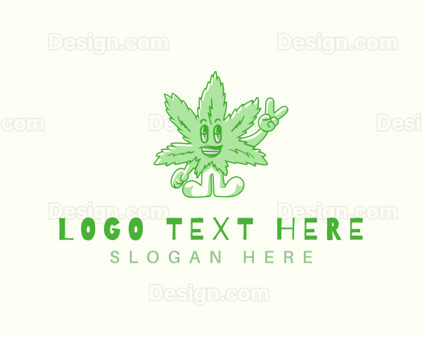 Weed Head Cannabis Logo