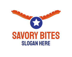 Star Footlong Sausage logo design