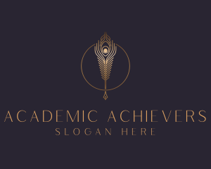 Premium Gold Quill logo