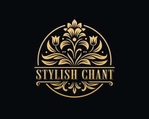 Stylish Floral Boutique logo design