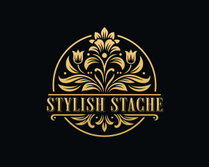 Stylish Floral Boutique logo design