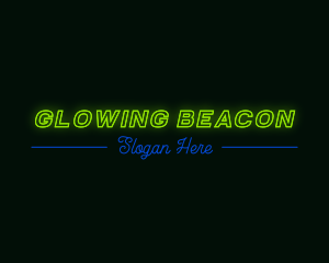 Neon Light Club logo design