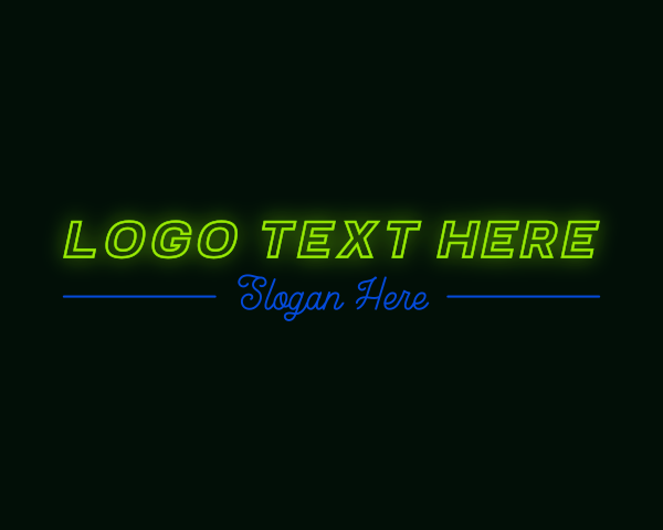 Neon Sign logo example 3