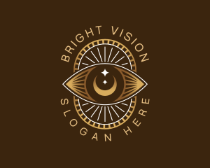 Vision Eye Mystical logo design