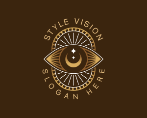 Vision Eye Mystical logo design