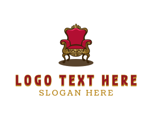 Interior - Elegant Interior Chair logo design