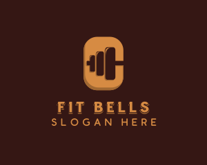 Barbell Fitness Training logo design