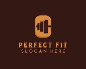 Barbell Fitness Training logo design