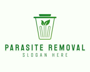 Trash Disposal Bin logo design