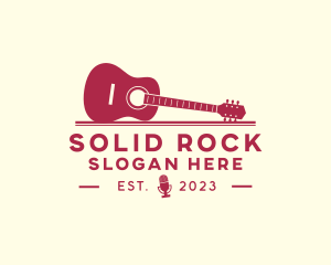 Country Music Guitar Instrument logo design