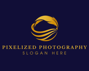 Quill Feather Writing logo design