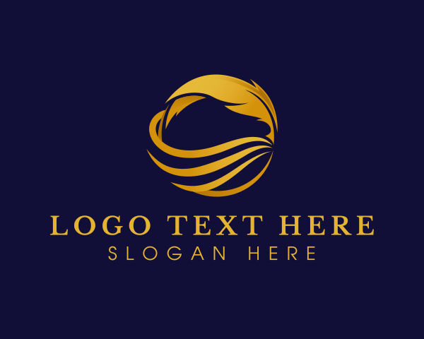 Writing logo example 2