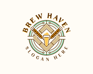 Malt Beer Brewery logo design