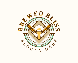 Malt Beer Brewery logo design