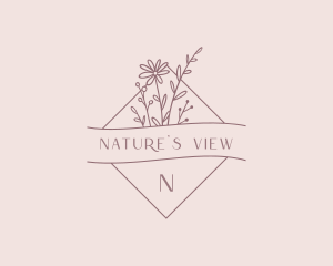 Natural Floral Boutique logo design