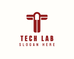 Tech Firm Letter T logo design